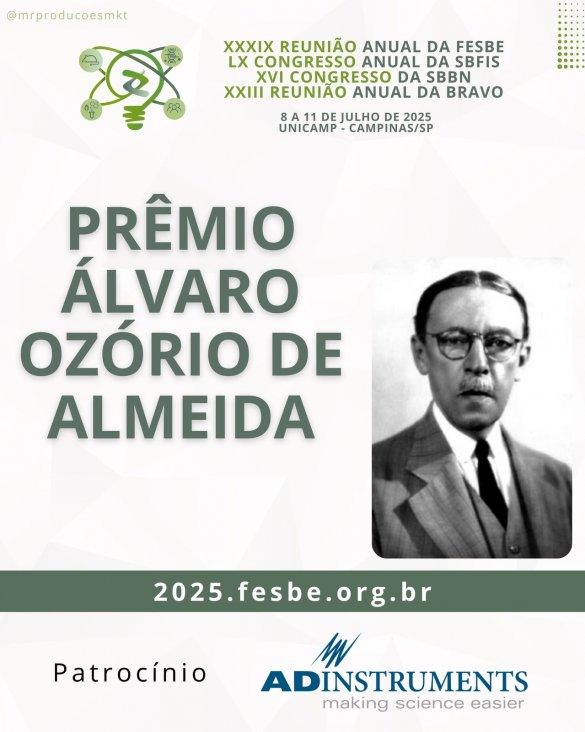 Prêmio Álvaro Ozório de Almeida 2025